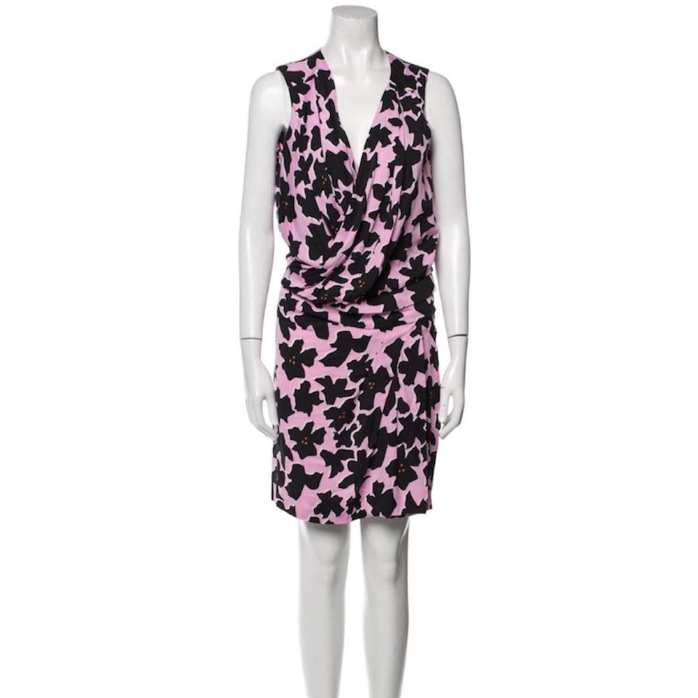 Diane von Furstenberg silk mini dress • 10